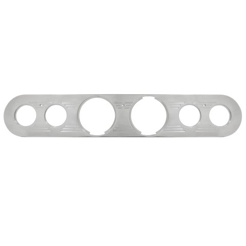AutoMeter Mounting Sol. 67-72 Ford Truck Billet Panel/Gauge Kit - 3-3/8in. (x2) & 2-1/16in. (x4)