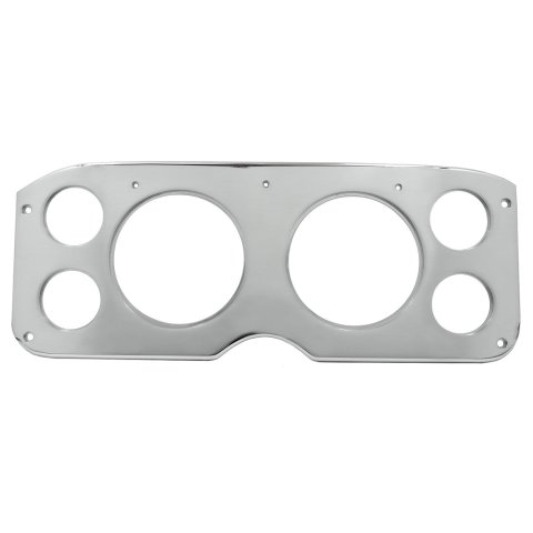 AutoMeter Mounting Solutions 55-59 GMC Truck Billet Panel/Gauge Kit - 5in. (x2) & 2-1/16in. (x4)