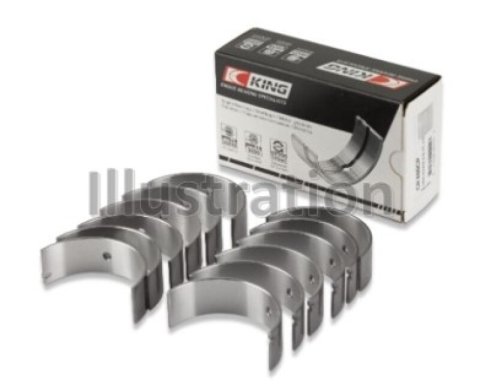 King Engine Bearings OE Replacement Bi-Metal Rod Bearings for Audi AUK. BKH, BYU