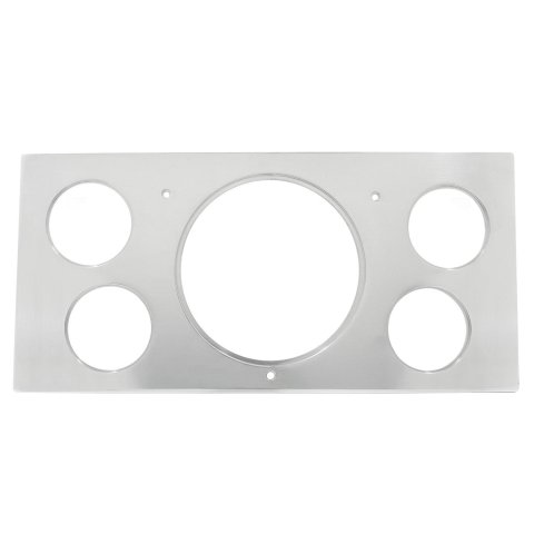 AutoMeter Mounting Solutions 73-79 Ford Truck Billet Panel/Gauge Kit - 5in. (x1) & 2-1/16in. (x4)