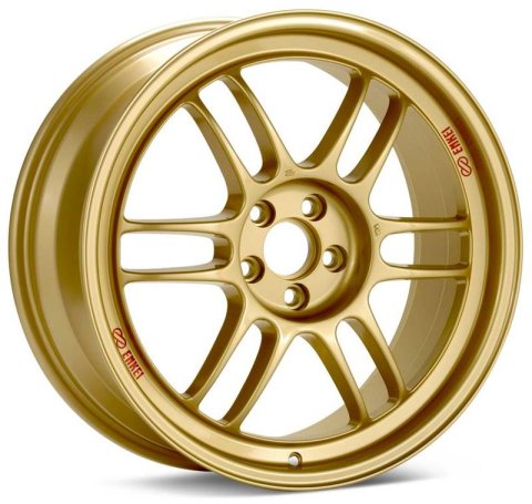 Enkei RPF1 14x7 4x100 19mm Offset 54mm Bore Gold Wheel (MOQ 40)