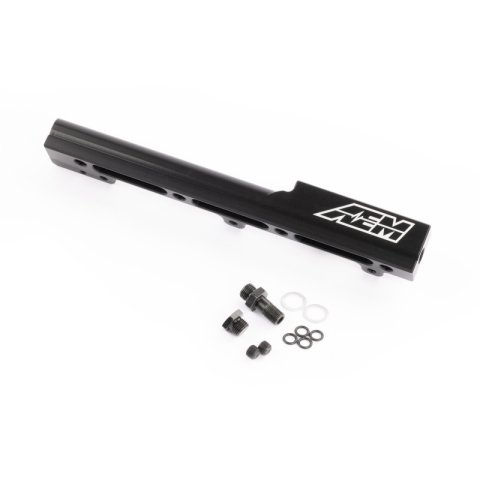 AEM 99-00 Honda Civic Si Black Fuel Rail