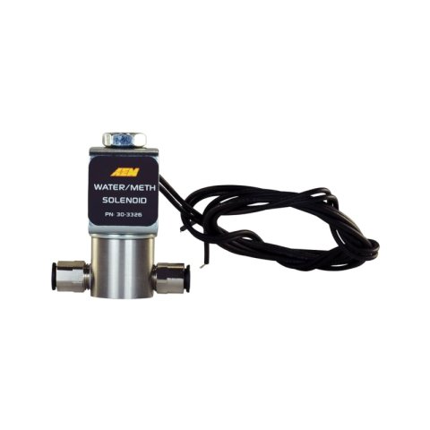 AEM Water/Methanol Injection System - High-Flow Low-Current WMI Solenoid - 200PSI 1/8in-27NPT In/Out