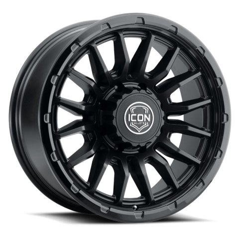 ICON Alloys Cajon 20x9 / 8x6.5 / 12mm / 5.5in BS Double Black Wheel