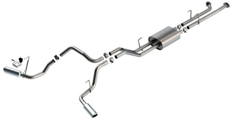 Borla 07-08 Toyota Tundra 5.7L ATAK Cat-Back Exhaust - 4in Stainless Tips