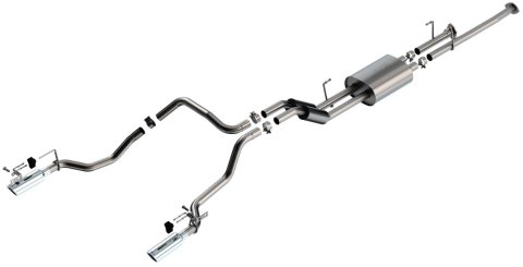 Borla 14-21 Toyota Tundra 4.6L/5.7L S-Type Cat Back Exhaust - 4in Stainless Tips