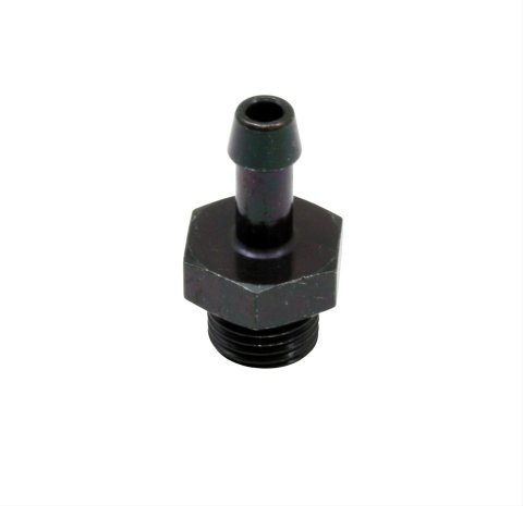 AEM Electronics Replacement Fuel Rail Fittings 2-609 Fitting, Adapter, AN to Hose Barb, Straight, Steel, Natural, -6 AN, 7mm Hose Barb, Each