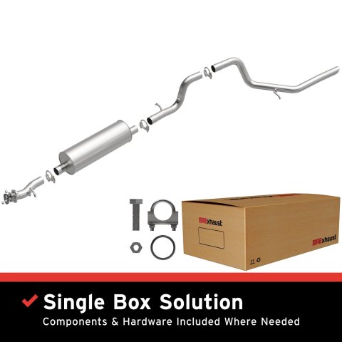 BRExhaust Direct-Fit Exhaust Systems for 2002-2005 EXPLORER, MOUNTAINEER - 106-0033 Systems, Direct-Fit, Cat-back, Single, Steel, Aluminized, Rear Exit, Ford, Mercury, Kit