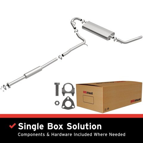 BRExhaust Direct-Fit Exhaust Systems for 2002-2007 VUE - 106-0100 Systems, Direct-Fit, Cat-back, Single, Steel, Aluminized, Rear Exit, Saturn, Kit