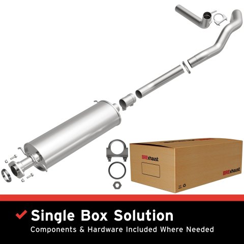 BRExhaust Direct-Fit Exhaust Systems for 2003-2006 EXPEDITION - 106-0129 Systems, Direct-Fit, Cat-back, Single, Steel, Aluminized, Side Exit, Ford, Kit