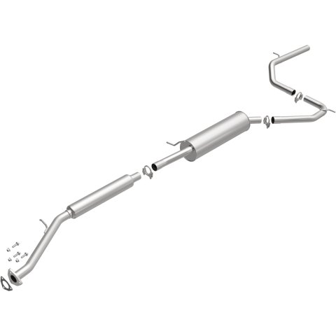 BRExhaust Direct-Fit Exhaust Systems for 1999-2004 ODYSSEY - 106-0218 Systems, Direct-Fit, Cat-back, Single, Steel, Aluminized, Rear Exit, Polished Tip, use on Honda®, Kit