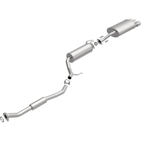 BRExhaust Direct-Fit Exhaust Systems 106-0313 Systems, Direct-Fit, Cat-back, Single, Steel, Aluminized, Rear Exit, Polished Tips, for use on Acura®, Kit