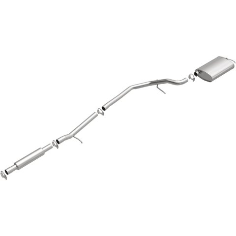 BRExhaust Direct-Fit Exhaust Systems for 2005-2007 FIVE HUNDRED, MONTEGO - 106-0330 Systems, Direct-Fit, Cat-back, Single, Steel, Aluminized, Rear Exit, Ford, Mercury, Kit