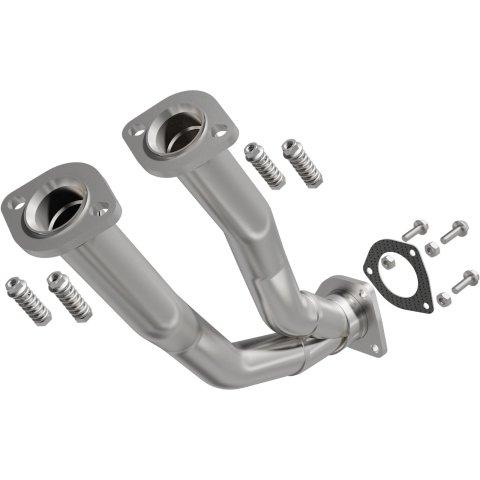 BRExhaust Direct-Fit Intermediate Pipes for 2000 CHEROKEE - 107-0006 Exhaust Pipes, Pipes, Stainless Steel, Natural, 2.000 in. O.D., Jeep, Each