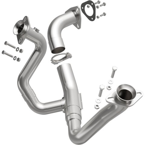 BRExhaust Direct-Fit Intermediate Pipes for 2000-2005 EXCURSION, 1999-2004 F-250 SUPER DUTY, 2002-2004 F-350 DUTY - 107-0008 Exhaust Pipes, Pipes, Stainless Steel, Natural, 2.750 in. O.D., Ford, Each