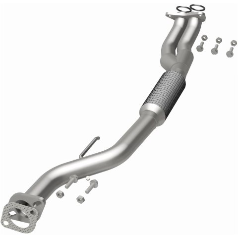 BRExhaust Direct-Fit Intermediate Pipes for 2000-2002 SENTRA - 107-0026 Exhaust Pipes, Pipes, Stainless Steel, Natural, 2.000 in. O.D., Nissan, Each