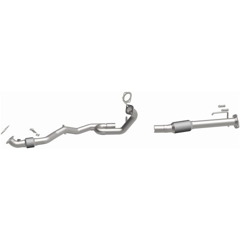 BRExhaust Direct-Fit Intermediate Pipes for 2007-2008 ACADIA, OUTLOOK, 2008 ENCLAVE - 107-0060 Exhaust Pipes, Pipes, Stainless Steel, Natural, 2.000 in. O.D., Buick, GMC, Saturn, Each