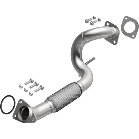 BRExhaust Direct-Fit Intermediate Pipes for 2008-2013 ROGUE, 2014 ROGUE SELECT - 107-0089 Exhaust Pipes, Pipes, Stainless Steel, Natural, 2.250 in. O.D., Nissan, Each