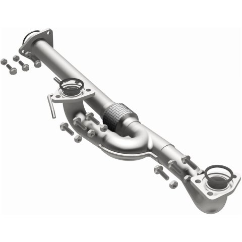 BRExhaust Direct-Fit Intermediate Pipes for 2003-2006 MDX, 2005-2008 PILOT, 2006-2008 RIDGELINE - 107-0094 Exhaust Pipes, Pipes, Stainless Steel, Natural, 2.000 in. O.D., use on Acura®, use on Honda®, Each