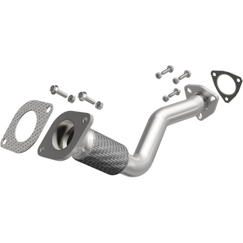 BRExhaust Direct-Fit Intermediate Pipes for 2008-2009 AURA, G6, 2008-2010 MALIBU - 107-0097 Exhaust Pipes, Pipes, Stainless Steel, Natural, 2.000 in. O.D., Chevrolet, Pontiac, Saturn, Each