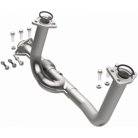 BRExhaust Direct-Fit Intermediate Pipes for 2001-2002 MDX, 2003-2004 PILOT - 107-0100 Exhaust Pipes, Pipes, Stainless Steel, Natural, 2.000 in. O.D., use on Acura®, use on Honda®, 3.5L, Each