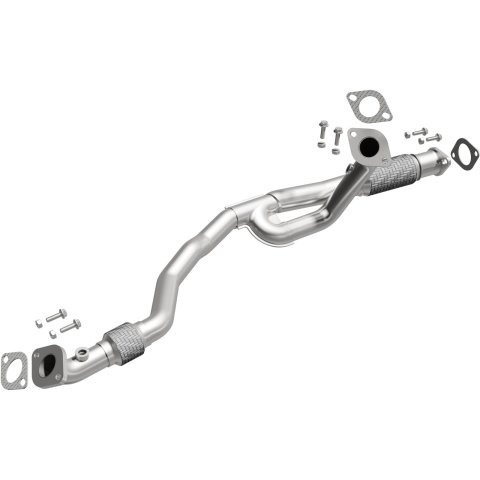 BRExhaust Direct-Fit Intermediate Pipes 107-0110 Exhaust Pipes, Pipes, Stainless Steel, Natural, 2.000 in. O.D., Buick, Chevrolet, GMC, Saturn, Each