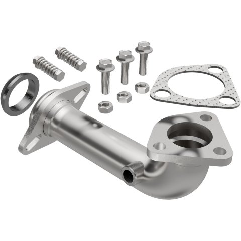 BRExhaust Direct-Fit Intermediate Pipes for 1999-2003 PROTEGE, 2002-2003 PROTEGE5 - 107-0117 Exhaust Pipes, Pipes, Stainless Steel, Natural, 2.000 in.