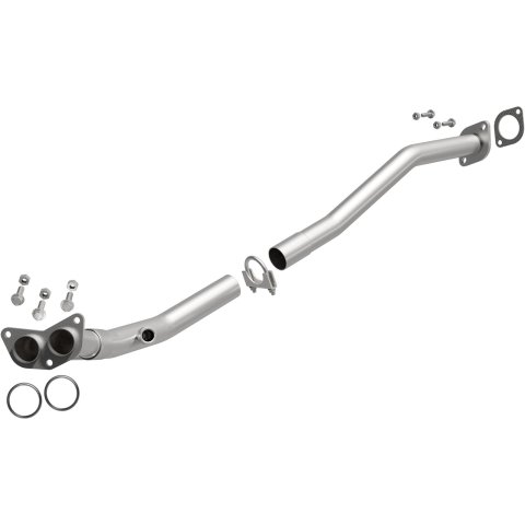 BRExhaust Direct-Fit Intermediate Pipes for 1990-1994 D21, 1995-1996 PICKUP - 107-0126 Exhaust Pipes, Pipes, Stainless Steel, Natural, 2.000 in. O.D., Nissan, Each