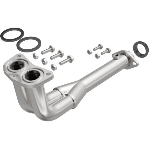 BRExhaust Direct-Fit Intermediate Pipes for 1994-2001 INTEGRA - 107-0137 Exhaust Pipes, Pipes, Stainless Steel, Natural, 2.000 in. O.D., use on Acura®, Each