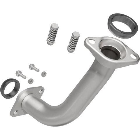BRExhaust Direct-Fit Intermediate Pipes 107-0151 Exhaust Pipes, Pipes, Stainless Steel, Natural, 2.250 in. O.D., Chevrolet, Geo, Suzuki, Each