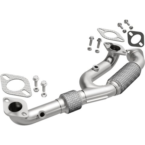 BRExhaust Direct-Fit Intermediate Pipes for 2002-2005 SEDONA - 107-0158 Exhaust Pipes, Pipes, Stainless Steel, Natural, 2.000 in. O.D., Kia, 3.5L, Each