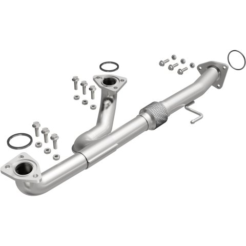 BRExhaust Direct-Fit Intermediate Pipes for 2005-2010 ODYSSEY - 107-0191 Exhaust Pipes, Pipes, Stainless Steel, Natural, use on Honda®, Each
