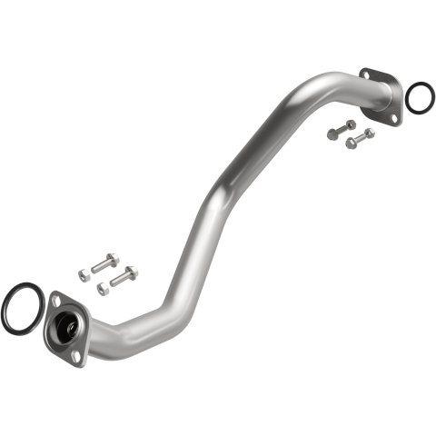 BRExhaust Direct-Fit Intermediate Pipes for 2006-2012 RAV4 - 107-0230 Exhaust Pipes, Pipes, Stainless Steel, Natural, Toyota, 3.5L, Each