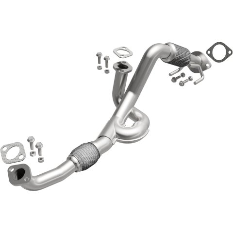 BRExhaust Direct-Fit Intermediate Pipes for 2007-2009 SANTA FE - 107-0244 Exhaust Pipes, Pipes, Stainless Steel, Natural, Hyundai, 2.7L, Each