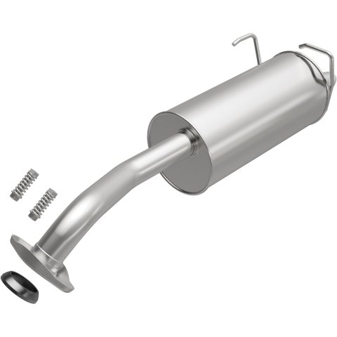 BRExhaust Direct-Fit Steel 2.25 Inch Muffler 108-0025 Mufflers, Direct-Fit, in. Inlet/Outlet, Steel, Aluminized, for use on Honda®, 2.4L, Each