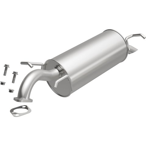 BRExhaust Direct-Fit Steel 1.75 Inch Muffler 108-0028 Mufflers, Direct-Fit, in. Inlet/Outlet, Steel, Aluminized, Chevrolet, Suzuki, Each