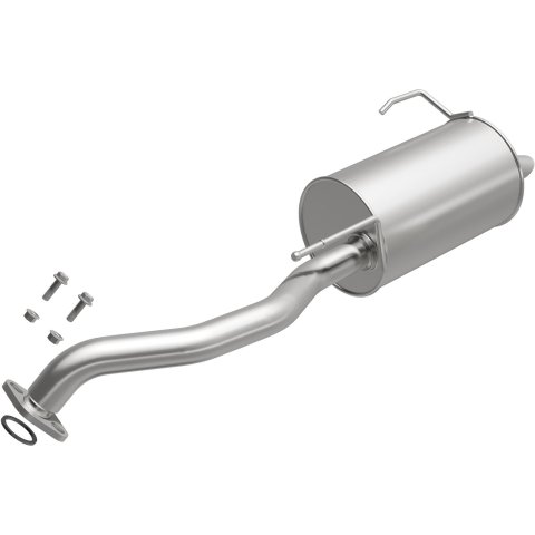 BRExhaust Direct-Fit Steel 1.75 Inch Muffler 108-0039 Mufflers, Direct-Fit, in. Inlet/Outlet, Steel, Aluminized, for Nissan, 1.6L, Each