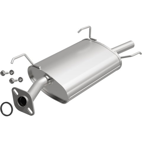 BRExhaust Direct-Fit Steel 1.75 Inch Muffler 108-0044 Mufflers, Direct-Fit, in. Inlet/Outlet, Steel, Aluminized, for Nissan, 1.8L, Each