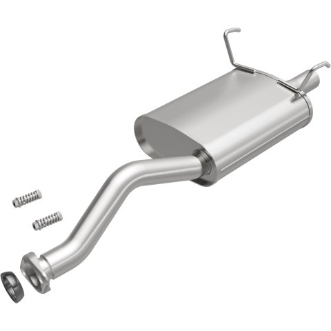 BRExhaust Direct-Fit Steel 2 Inch Muffler 108-0049 Mufflers, Direct-Fit, 2.00 in. Inlet/Outlet, Steel, Aluminized, for use on Acura®, for use on Honda®, 2.0L, Each