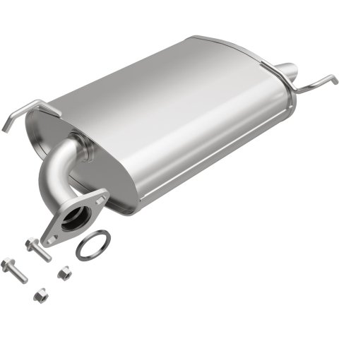 BRExhaust Direct-Fit Steel 1.75 Inch Muffler 108-0052 Mufflers, Direct-Fit, in. Inlet/Outlet, Steel, Aluminized, for use on Honda®, 3.0L, Each