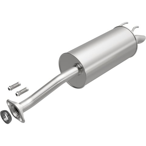 BRExhaust Direct-Fit Steel 1.75 Inch Muffler 108-0056 Mufflers, Direct-Fit, in. Inlet/Outlet, Steel, Aluminized, for use on Honda®, Each