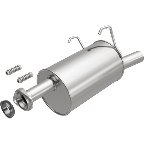BRExhaust Direct-Fit Steel 1.75 Inch Muffler 108-0057 Mufflers, Direct-Fit, in. Inlet/Outlet, Steel, Aluminized, for use on Honda®, 2.0L, Each