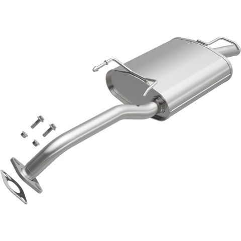 BRExhaust Direct-Fit Steel 1.75 Inch Muffler 108-0063 Mufflers, Direct-Fit, in. Inlet/Outlet, Steel, Aluminized, for Hyundai, 1.5L, 1.6L, Each