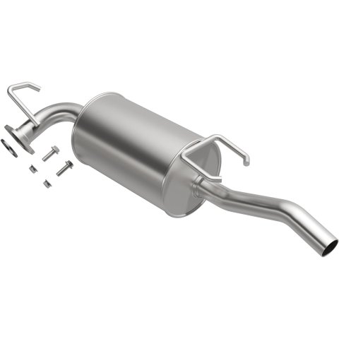 BRExhaust Direct-Fit Steel 1.75 Inch Muffler 108-0067 Mufflers, Direct-Fit, in. Inlet/Outlet, Steel, Aluminized, Geo, Toyota, Each
