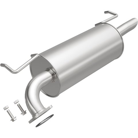 BRExhaust Direct-Fit Steel 2 Inch Muffler 108-0070 Mufflers, Direct-Fit, 2.00 in. Inlet/Outlet, Steel, Aluminized, Toyota, Each