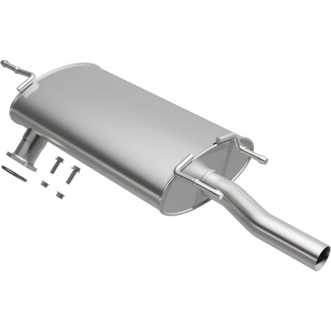 BRExhaust Direct-Fit Steel 2 Inch Muffler 108-0071 Mufflers, Direct-Fit, 2.00 in. Inlet/Outlet, Steel, Aluminized, Toyota, Each