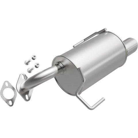 BRExhaust Direct-Fit Steel 2 Inch Muffler 108-0079 Mufflers, Direct-Fit, 2.00 in. Inlet/Outlet, Steel, Aluminized, Subaru, Each