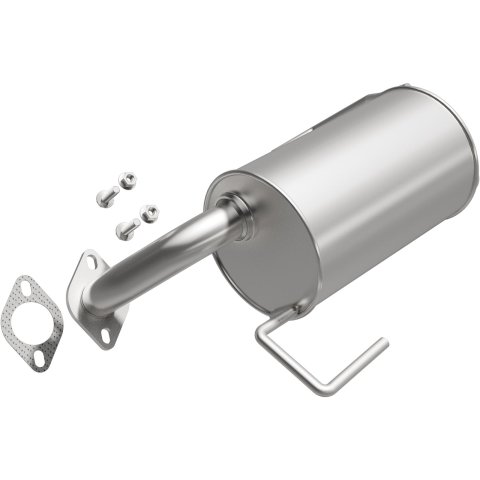 BRExhaust Direct-Fit Steel 1.75 Inch Muffler 108-0081 Mufflers, Direct-Fit, in. Inlet/Outlet, Steel, Aluminized, Subaru, Each