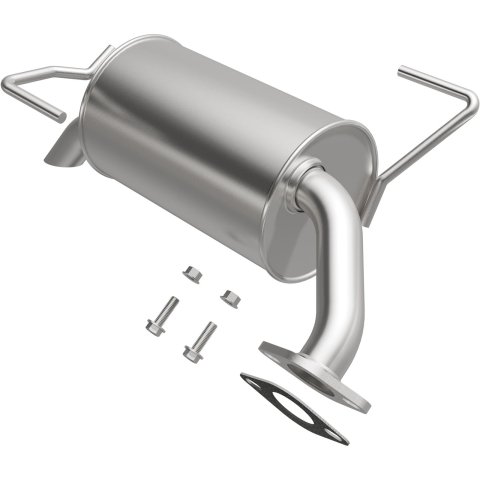 BRExhaust Direct-Fit Steel 1.75 Inch Muffler 108-0087 Mufflers, Direct-Fit, in. Inlet/Outlet, Steel, Aluminized, Subaru, Each