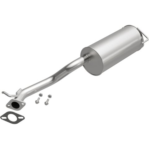 BRExhaust Direct-Fit Steel 2 Inch Muffler 108-0093 Mufflers, Direct-Fit, 2.00 in. Inlet/Outlet, Steel, Aluminized, Subaru, Each